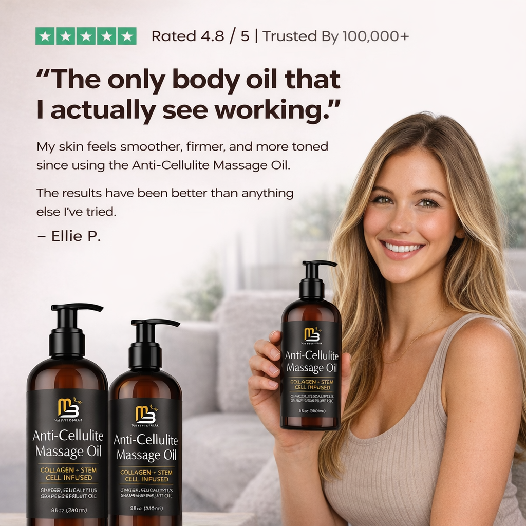 Anti-Cellulite Massage Oil Infused Collagen & Stem Cell