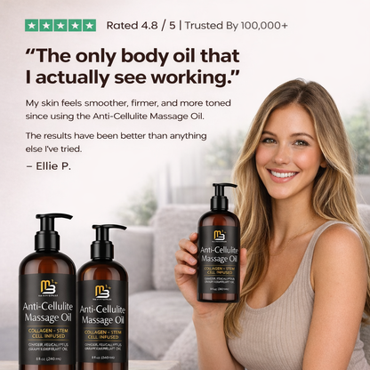 Anti-Cellulite Massage Oil Infused Collagen & Stem Cell