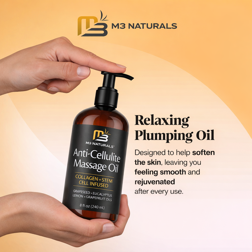 Anti-Cellulite Massage Oil Infused Collagen & Stem Cell