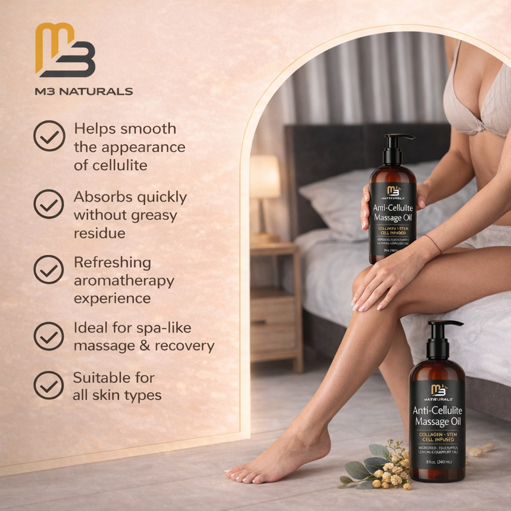 Anti-Cellulite Massage Oil Infused Collagen & Stem Cell