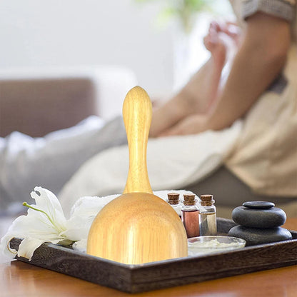 Wood Swedish Cup Wooden Massager Therapy Tool Body Sculpting for Maderotherapy, Lympahtic Drainage, Anti-Cellulite, Pain Relief